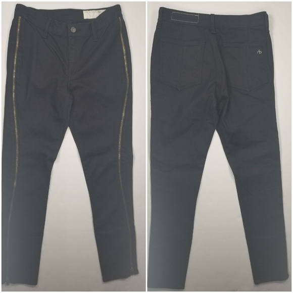 Rag & Bone Exposed Side Zip Skinny Jean's Sz 28 - Picture 2 of 8